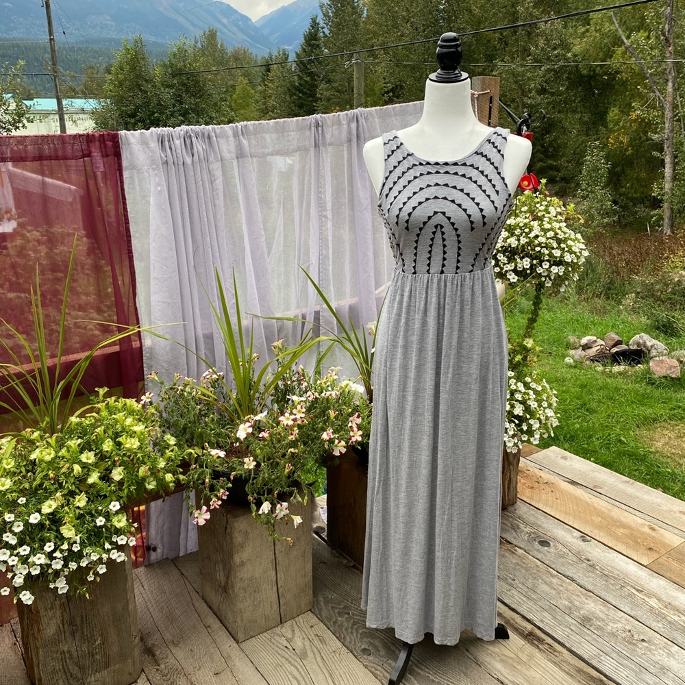 Olive + Oak embroidered maxi dress